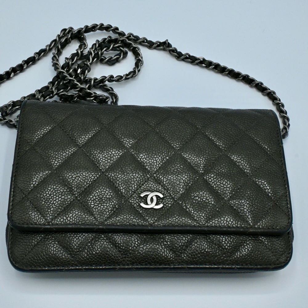 Chanel Quilted CC SHW Wallet on Chain